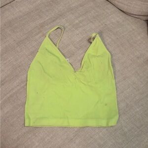 Forever 21 Lime Green Ribbed Top